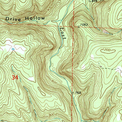 United States Geological Survey Shirley, AR (1973, 24000-Scale) digital map