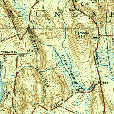 United States Geological Survey Shirley, MA (1939, 31680-Scale) digital map