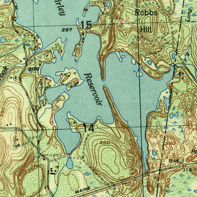 United States Geological Survey Shirley, MA (1949, 25000-Scale) digital map