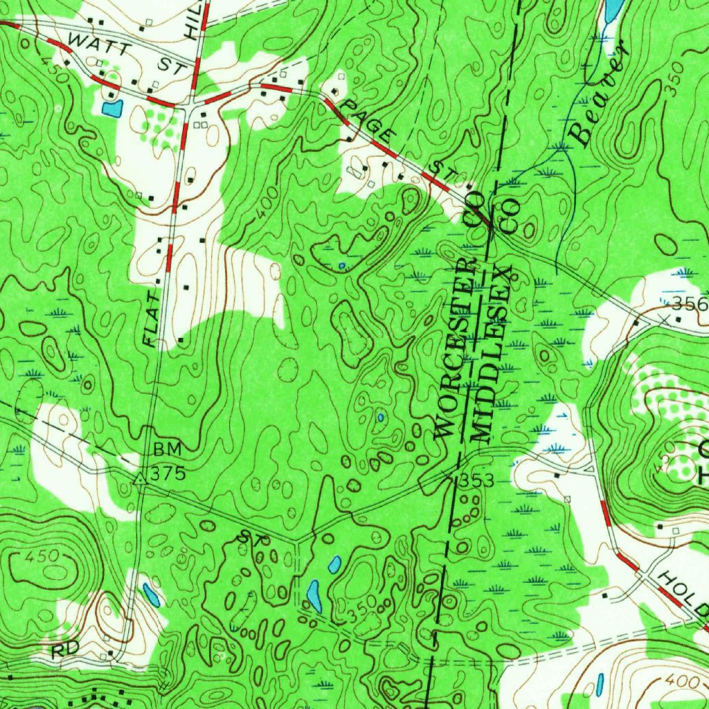 Shirley, MA (1965, 24000-Scale) Map by United States Geological Survey ...
