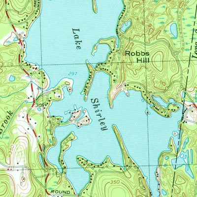 United States Geological Survey Shirley, MA (1965, 25000-Scale) digital map