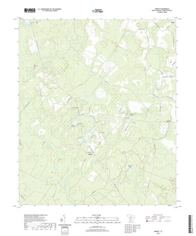 United States Geological Survey Shirley, SC (2020, 24000-Scale) digital map