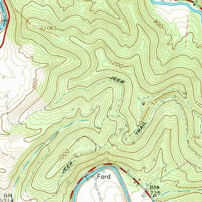 United States Geological Survey Shirley, WV (1961, 24000-Scale) digital map