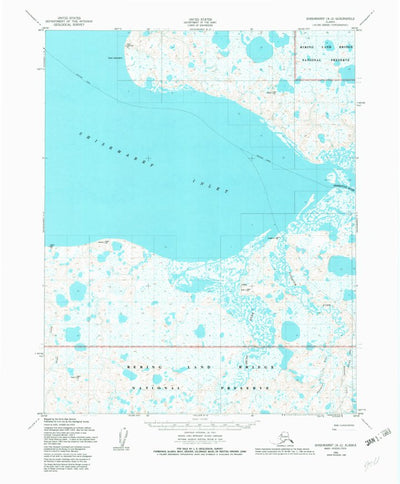 United States Geological Survey Shishmaref A-2, AK (1950, 63360-Scale) digital map