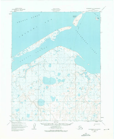 United States Geological Survey Shishmaref A-3, AK (1950, 63360-Scale) digital map