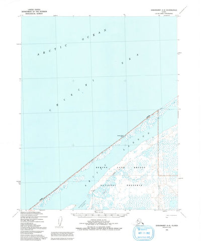 United States Geological Survey Shishmaref A-4, AK (1950, 63360-Scale) digital map