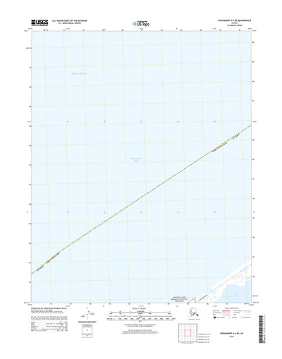 United States Geological Survey Shishmaref A-4 NE, AK (2014, 25000-Scale) digital map