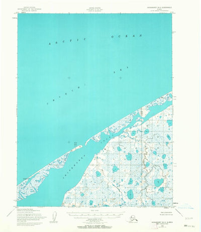 United States Geological Survey Shishmaref B-2, AK (1950, 63360-Scale) digital map