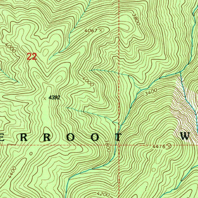 United States Geological Survey Shissler Peak, ID (1995, 24000-Scale) digital map