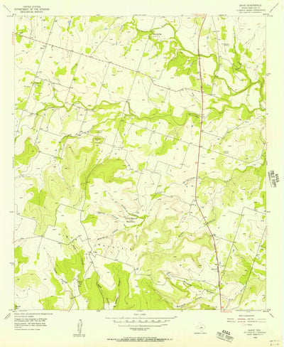 United States Geological Survey Shive, TX (1956, 24000-Scale) digital map