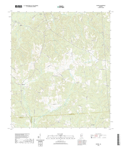 United States Geological Survey Shivers, MS (2020, 24000-Scale) digital map