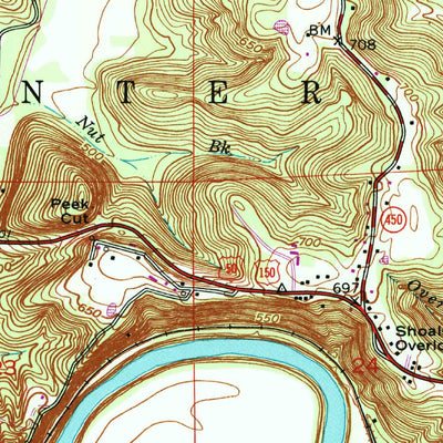 United States Geological Survey Shoals, IN (1960, 24000-Scale) digital map