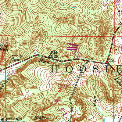 United States Geological Survey Shoals, IN (1960, 24000-Scale) digital map