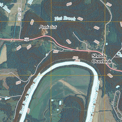 United States Geological Survey Shoals, IN (2010, 24000-Scale) digital map