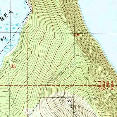 United States Geological Survey Shoalwater Bay, OR (1985, 24000-Scale) digital map