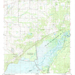 United States Geological Survey Shoccoe, MS (1989, 24000-Scale) digital map