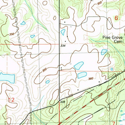 United States Geological Survey Shoccoe, MS (1989, 24000-Scale) digital map