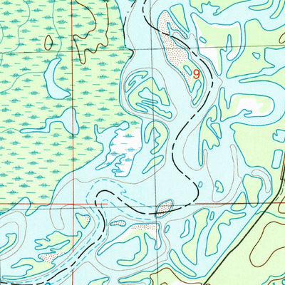 United States Geological Survey Shoccoe, MS (1989, 24000-Scale) digital map