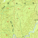 United States Geological Survey Shoeinhorse Mountain, CA (1954, 62500-Scale) digital map
