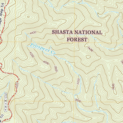 United States Geological Survey Shoeinhorse Mountain, CA (2021, 24000-Scale) digital map
