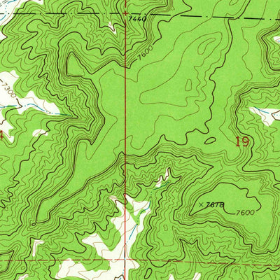 United States Geological Survey Shoemaker Canyon, NM (1972, 24000-Scale) digital map