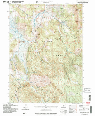United States Geological Survey Shoestring Butte, OR (2004, 24000-Scale) digital map
