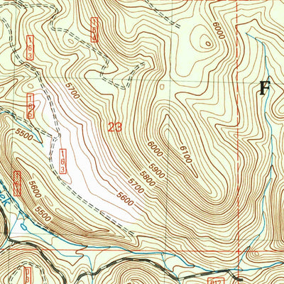 United States Geological Survey Shoestring Butte, OR (2004, 24000-Scale) digital map