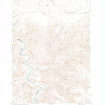 United States Geological Survey Shoestring Ridge, OR (1970, 24000-Scale) digital map