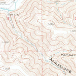 United States Geological Survey Shoestring Ridge, OR (1970, 24000-Scale) digital map