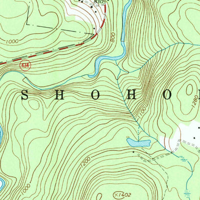 United States Geological Survey Shohola, PA-NY (1994, 24000-Scale) digital map