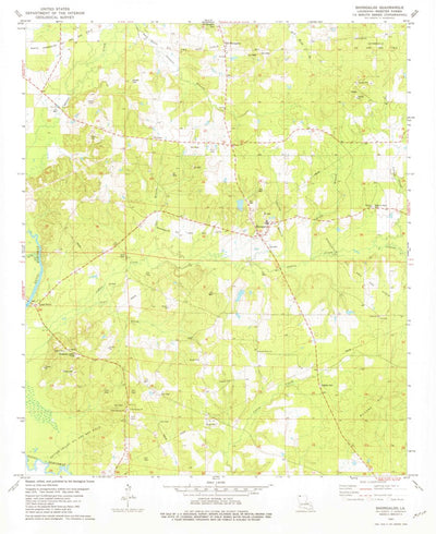 United States Geological Survey Shongaloo, LA (1981, 24000-Scale) digital map