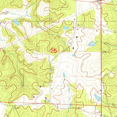 United States Geological Survey Shongaloo, LA (1981, 24000-Scale) digital map
