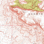United States Geological Survey Shonto Butte, AZ (1967, 24000-Scale) digital map