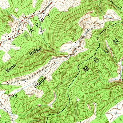United States Geological Survey Shooks Gap, TN (1953, 24000-Scale) digital map