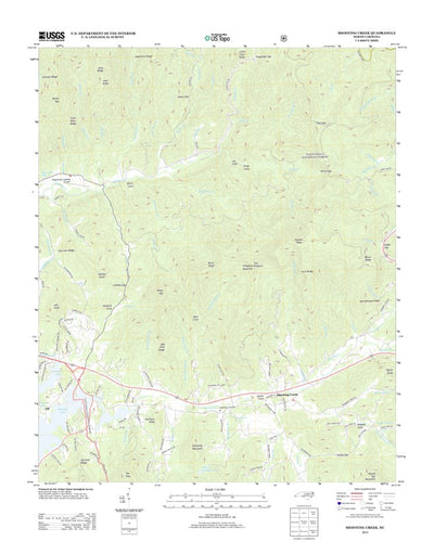 United States Geological Survey Shooting Creek, NC (2013, 24000-Scale) digital map