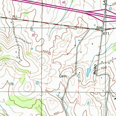 United States Geological Survey Shop Springs, TN (1994, 24000-Scale) digital map