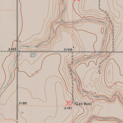 United States Geological Survey Shore Airport NE, KS (1974, 24000-Scale) digital map