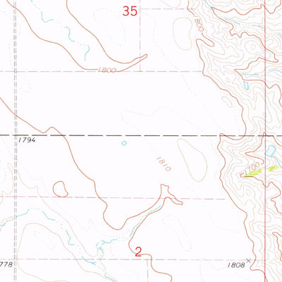 United States Geological Survey Short Creek, SD (1974, 24000-Scale) digital map