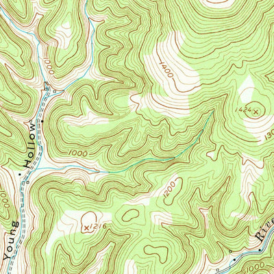 United States Geological Survey Short Mountain, TN (1960, 24000-Scale) digital map