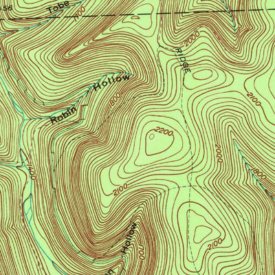 United States Geological Survey Short Run, PA (1947, 24000-Scale) digital map