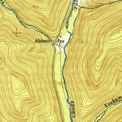 United States Geological Survey Short Run, PA (1949, 24000-Scale) digital map
