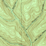 United States Geological Survey Short Run, PA (1971, 24000-Scale) digital map