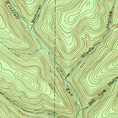 United States Geological Survey Short Run, PA (1971, 24000-Scale) digital map