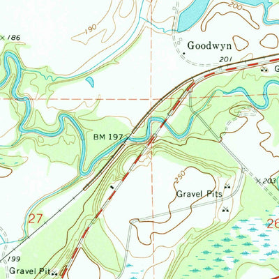 United States Geological Survey Shorter, AL (1971, 24000-Scale) digital map
