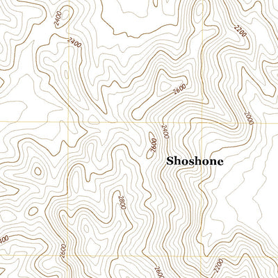 United States Geological Survey Shoshone, CA (2018, 24000-Scale) digital map