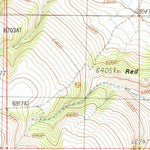United States Geological Survey Shoshone Canyon, WY (1987, 24000-Scale) digital map