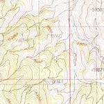 United States Geological Survey Shoshone Meadows SE, NV (1990, 24000-Scale) digital map