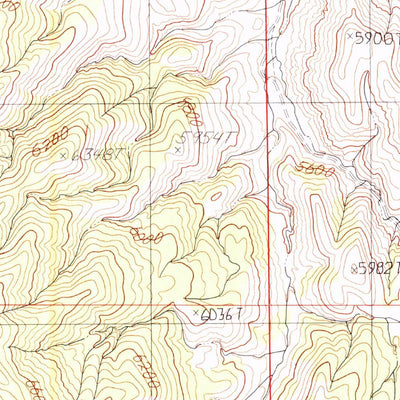 United States Geological Survey Shoshone Meadows SE, NV (1990, 24000-Scale) digital map