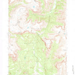United States Geological Survey Shoshone Pass, WY (1956, 24000-Scale) digital map