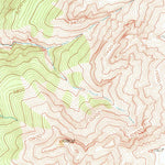 United States Geological Survey Shoshone Pass, WY (1956, 24000-Scale) digital map